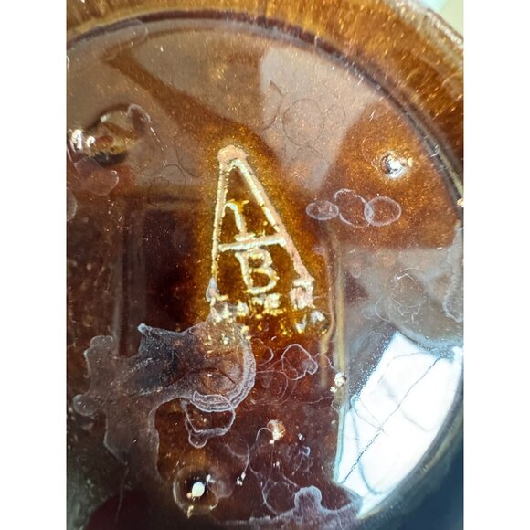 Vintage Alcock Lindley & Bloore Made In England Brown Ceramic Teapot 6" Tall - Picture 3 of 5